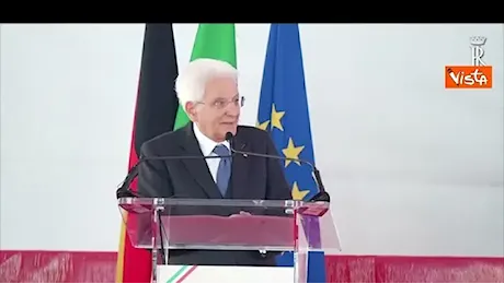 Mattarella a Marzabotto: Qui per chinare capo davanti a tante vite spezzate da ferocia nazifascista