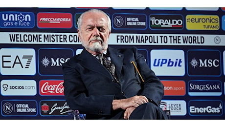 Napoli, De Laurentiis: Non siamo al Fantacalcio, sbagliato pensare allo scudetto