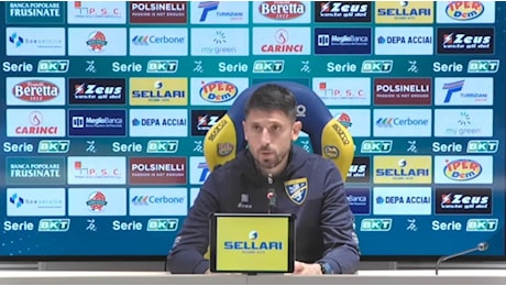 Frosinone, Greco: «Nel primo tempo poca differenza tra noi e loro»