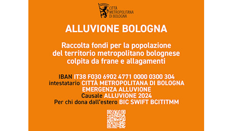 Alluvione: metà dell’incasso di Bologna-Milan alla raccolta fondi per la popolazione