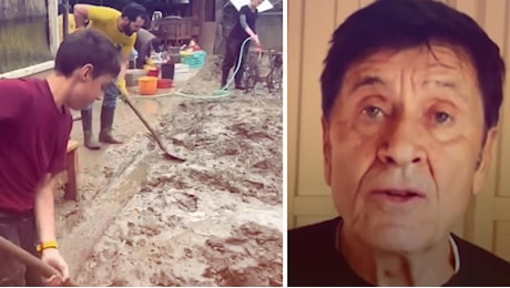 Gianni Morandi sull’alluvione a Bologna: “Al Farneto ci si rimbocca le maniche”