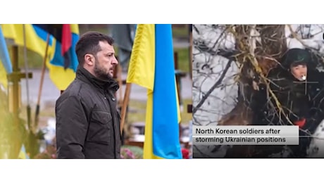 Zelensky: I russi bruciano i volti dei soldati nordcoreani morti in Ucraina per nascondere le prove