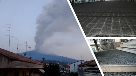 L’Etna torna farsi sentire, nuova maestosa eruzione: paesi etnei risvegliati da boati e ricoperti di cenere | FOTO e VIDEO