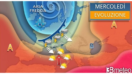 Meteo, temporali e nubifragi: la perturbazione raddoppia. A metà settimana il freddo dalla Groenlandia porta la neve