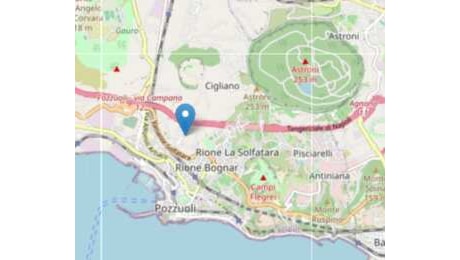 Campi Flegrei, ancora terremoti: 14 nella serata di ieri, il più forte di 2.2