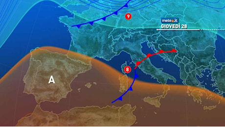 Meteo: domani poche piogge, poi tornano maltempo e freddo invernale. Le previsioni da giovedì 28