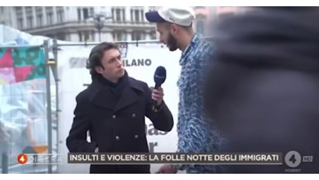 Violenze a Capodanno, il giovane immigrato in tv: Se sono ubriaco e lei ha la te*** di fuori, farei lo stesso