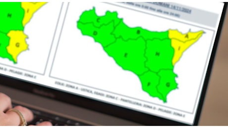 Maltempo, allerta gialla nel Messinese e lungo la fascia ionica